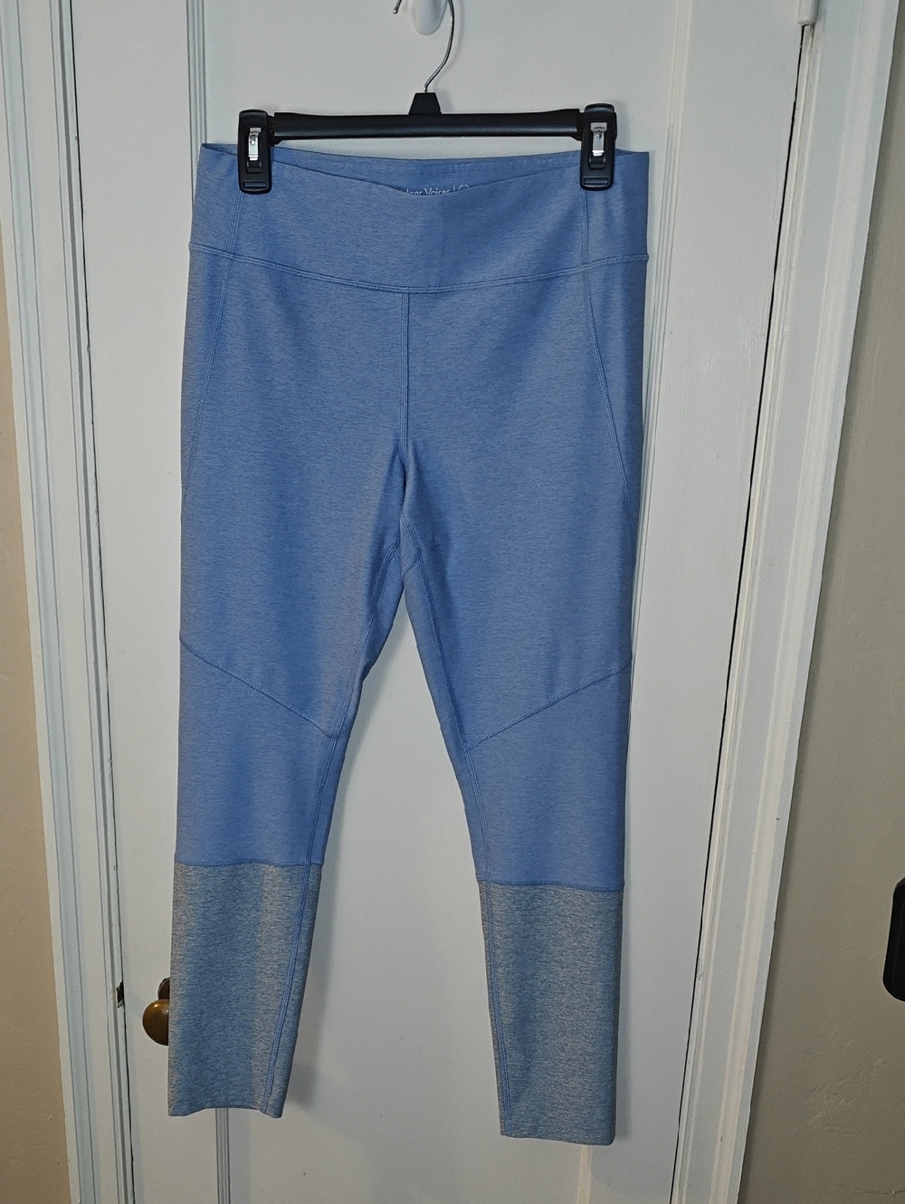 Outdoor Voices Light Blue & Heather Gray Leggings